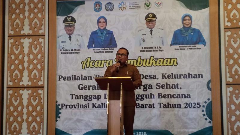 Bupati Kabupaten Kubu Raya, Sujiwo, S.E., M.Sos.