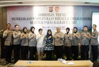 ‎Pelaksanan bimbingan teknis (Bimtek) Pengelolaan Perpustakaan oleh Polda Kalimantan Barat di Hotel Star Pontianak pada 14 November 2025