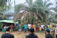 Masyarakat Dusun Sebandang, Desa Lumut, Kecamatan Toba melaksanakan kegiatan Ritual Adat Dayak Ngudas 