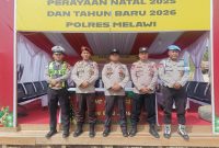 Pos Pelayanan Natal dan Tahun Baru (Nataru) Polres Melawi