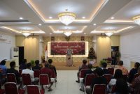 ‎Kapolres Ketapang AKBP Muhammad Harris S.H., S.I.K., M.I.K., CPHR dalam sambutannya menyampaikan bahwa pelaksanaan ibadah Natal