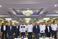‎Petinju dunia sekaligus Anggota DPD RI, Daud Cino Yordan, terpilih sebagai Ketua KONI Kalbar periode 2025–2029