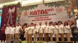 Organisasi Sayap Gerakan Kristiani Indonesia Raya (GEKIRA) Provinsi Kalimantan Barat melaksanakan natal bersama pengurus partai Gerindra dan masyarakat di hotel Novotel Pontianak 31/2026