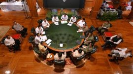 ‎Presiden Prabowo Subianto menerima sejumlah menteri Kabinet Merah Putih dalam pertemuan strategis yang digelar di kediaman pribadinya di Hambalang, Bogor, Jawa Barat, pada Senin, 9 Maret 2026. Foto: BPMI Setpres/Muchlis Jr