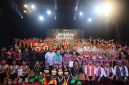 Para peserta Ajang Internasional Rentas Budaya Borneo 2.0