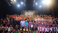 Para peserta Ajang Internasional Rentas Budaya Borneo 2.0