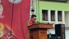 Walikota Kota Pontianak Edi Rusdi Kamtono Membuka acara naik dango ke-3 kota Pontianak di rumah radakng kota Pontianak tanggal 21 Maret 2026 / Foto: Dede dan Aden ntvSatuCom.com