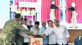 Presiden Prabowo Subianto memimpin peresmian operasional 1.061 Koperasi Desa/ Kelurahan Merah Putih (KDKMP) atau Kopdes Merah Putih yang dipusatkan di Nganjuk, Jatim, Sabtu (16/5/2026). Foto: BPMI Setpres/ Cahyo.