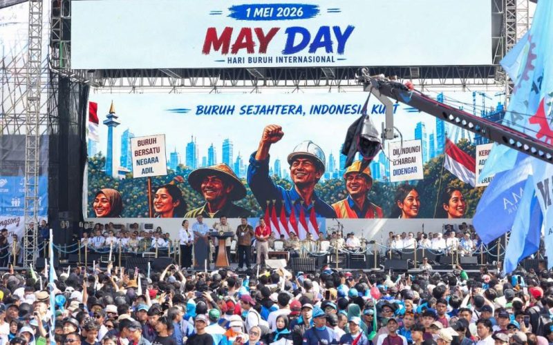 ‎Prabowo Umumkan Paket Kebijakan Perlindungan Pekerja pada May Day 2026