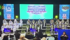 Lomba cerdas cermat (LCC) Empat pilar MPR RI 2026 tingkat provinsi Kalimantan Barat yang di gelar di Novotel Pontianak convention centre Jumat(9/5/2026) sumber gambar tangkapan layar YouTube MPRGOID./Ig smansaptkinformasi 