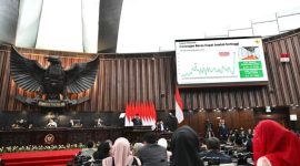 ‎Presiden Prabowo Subianto menyampaikan pidatonya pada Rapat Paripurna DPR RI di Gedung Nusantara MPR/DPR/DPD RI, Jakarta, Rabu, 20 Mei 2026. Foto: BPMI Setpres/Cahyo