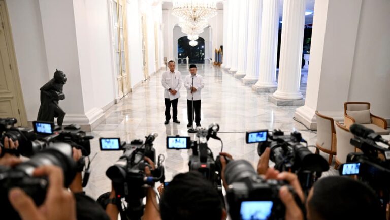 ‎Keterangan pers Menteri Pendidikan Dasar dan Menengah (Mendikdasmen) Abdul Mu’ti pada Kamis, 11 Juni 2026, di Istana Merdeka, Jakarta. Foto: BPMI Setpres/Cahyo
